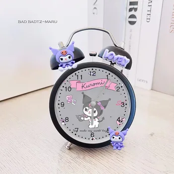 Hello Kitty Despertador Mielas Žadintuvas SanrioTable Žiūrėti Stalinis Laikrodis Melodija Kuromi Adata Vaikų Kambario Laikrodžiai Cinnamoroll