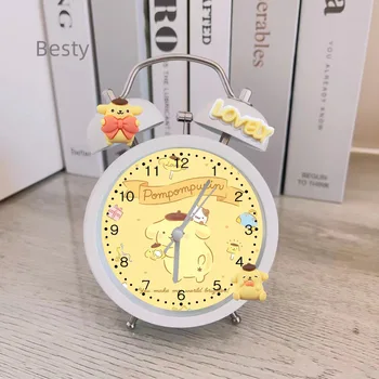 Hello Kitty Despertador Mielas Žadintuvas SanrioTable Žiūrėti Stalinis Laikrodis Melodija Kuromi Adata Vaikų Kambario Laikrodžiai Cinnamoroll