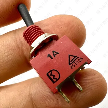 1 vnt Taivano mažas perjungti jungiklį Q11A du-pin dvi-greitis mažas perjungimo jungiklis 2-pin, 2 greičių sūpynės jungiklis raudona