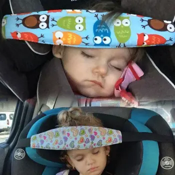 Baby Automobilių Sėdynės Galvos Atramos Diržo Reguliuojamas Vaikiška Kaklo Paramos Stabilizavosi Dirželis Pagalvėlės Berniukas Mergaitė Miegoti Positioner Saugos Pagalvės