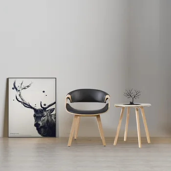 Paprasta Modernios Šviesos Prabangus Laisvalaikio Kėdė Minkšta Apyvarpės Pagalvėlė Kėdė Kavos Salonas Dizaineris Medžio Masyvo Kėdė Asamblėjos Pirmininkas