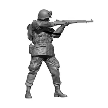 1/35 Mastelis Dervos Pav Asamblėjos Modelio Rinkinys 2 JAV Pėstininkų Kovos su Mini Diorama Nesurinkti Unpainted Nemokamas Pristatymas