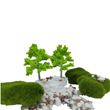 12PCS Miniatiūriniai Modelis Medžių aukštis 6cm Diorama Reikmenys kurti Traukinių Geležinkelio Wargame Išdėstymas Peizažas Peizažas
