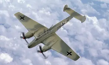 HobbyBoss modelio rinkinio 1/72 80292 Messerschmitt Bf110 Kovotojas plastiko