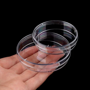 10pieces/pak Lab 55mm 70mm Vienkartiniai Plastikiniai Petri Lėkštelę Laboratorinės Įrangos, Kultūros Patiekalai