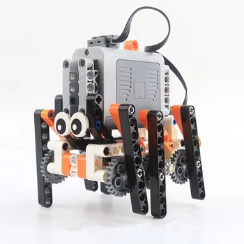Voras Vaikščioti Robotas Building Block Modelis Žaislas 6 Pėdų SS Robotas Plytų Nustatyti Veiksmų Statulėlės Modeliai Kolekcines Darbalaukio Ornamentu