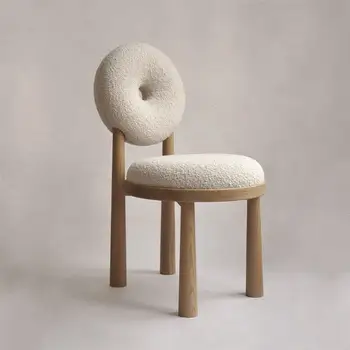 Šiaurės Dizaineris Makiažas Kėdės Prabangus Gyvenimo Kambario Baldai Fotelis Kašmyras Atsipalaiduoti Kėdės Spurga Valgomojo Kėdės Atlošas