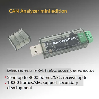 Mini USBCAN GALI Analizatorius Palaiko Vidurinio Plėtros CANopen J1939 DeviceNet USBCAN Derintuvas