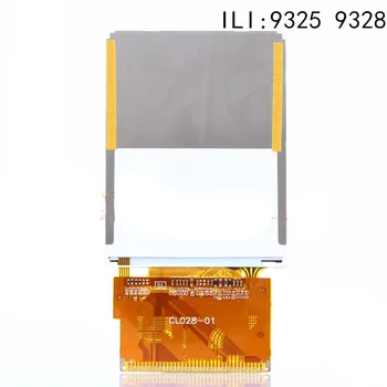 naujas 2.8 colių TFT 37pin ekranas 240*320, su touch panel LCD ekranas ILI9325 8/16 bitų
