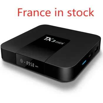 Prancūzija ir jav akcijų TX3 Mini 10vnt/daug S905W 2.4 GHz WiFi Android 8.1 1GB 2gb RAM 8GB 16gb ROM Paramos 4K Mokestis