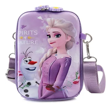 Disney Mielas Animacinių filmų Užšaldyti Rankinės Sušaldyti 2 Elsa Vaikų Krepšys Kūdikio Monetos Rankinėje Mergaičių Mažas Maišelis Mergina Crossbody Krepšiai