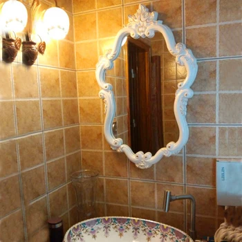 Antikvariniai Vonios Veidrodis Amerikos Vonios Higienos Vertus Kambaryje Tualetas, Baseino Plovimo Sienos Kabo Dekoro Kambarį Veidrodis