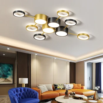 Šiuolaikinės asmenybės dizaino molekulinės formos LED akrilo lubų lempa gyvenamojo kambario, miegamojo, virtuvės, vaikų kambario salė apšvietimas