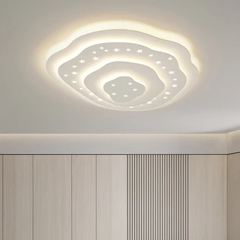 Naujas, Modernus Nordic Stiliaus LED Šviestuvo Gyvenimo Kambario, Miegamojo, Valgomojo Kithchen Lubų Lempa Balta Ripple Dizainas Žvaigždžių Šviesos