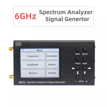 6GHz SA6 Nešiojamų radijo DAŽNIŲ Spektro Analizatorius, radijo Spektro Explorer Signalas Genertor Su Sekimo Generatorius 6.2 GHz Su Touchscreen