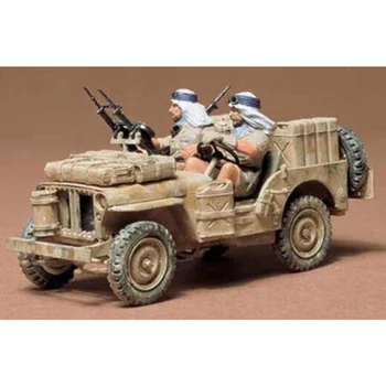 Britų SAS Jeep TAMIYA 1/35 plastiko modelio rinkinio Asamblėjos Modelis Karinis Modelis Hobis Kolekcija 