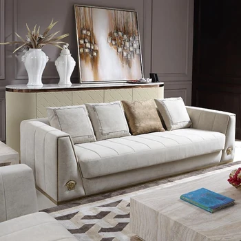 Užsakymą italų deluxe sofa derinys Honkongo stiliaus modelis kambario villa post-modernus paprasta kambarį high-end baldai