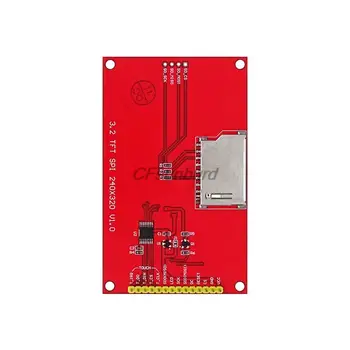 3.2 colių 320*240 SPI Serijos TFT LCD Modulis Ekranas su lietimui Vairuotojo IC ILI9341 už MCU