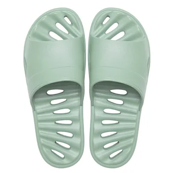 Vasara namų skylėtas šlepetės moterų viešbutis sandalai išskaptuotas silent EVA plastiko batai