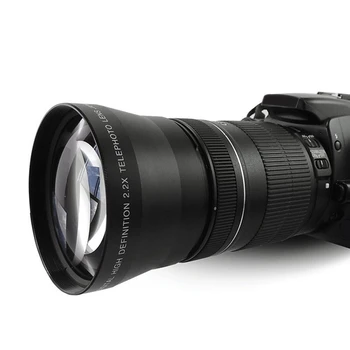 72Mm 2.2 X Telekonverteris Objektyvas Universalus SLR Fotoaparatas Telekonverteris Tinka Canon Nikon Sony Veidrodžio vaizdo Kameros Objektyvas