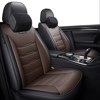 ZHOUSHENGLEE Oda Automobilių sėdynės apima Cadillac SLS ATSL CTS XTS SRX CT6 ATS Escalade auto reikmenys, automobilių sėdynės padengti rinkinys