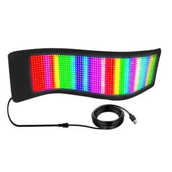 Lanksti LED Panel Reklamos Šviesos RGB Spalvos Ekrano 