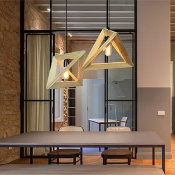 LED pakabukas lempa Kūrybos Šviesą patalpų konstrukcijos geometriniai šviesos restoranas, baras, kavos parduotuvė, valgomasis pakabinti namų apyvokos blizgesio