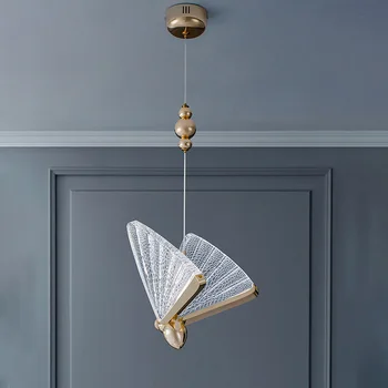 Šiuolaikinės drugelis led Sieniniai šviestuvai aliuminio akrilo kūrybinės kabo lempa, valgomojo, miegamojo lovos laiptai, patalpų apšvietimas