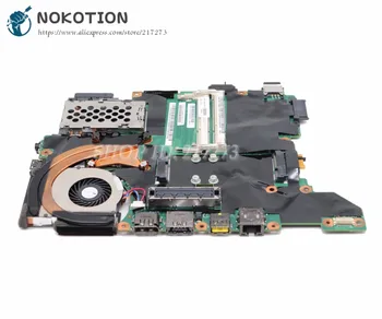 NOKOTION 75Y4122 04W1912 PAGRINDINĖ plokštė Lenovo ThinkPad T410 T410S Nešiojamas Plokštė I5-520M PROCESORIUS UMA HD DDR3
