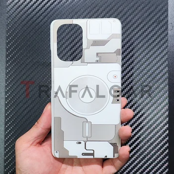Plastikiniai Galinio Dangtelio Xiaomi POCO F3 Baterijos Dangtelis Galinis Korpusas Atveju Fotoaparatas Objektyvo Pakeitimas+klijuojamas Lipdukas M2012K11AG