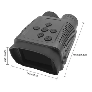 Mini Naktinio Matymo Akinių Įrenginį Medžioklės Žiūronai NV1182 HD Su FHD Vaizdo Įrašymo Infraraudonųjų spindulių Teleskopas 4X Skaitmeninis Priartinimas