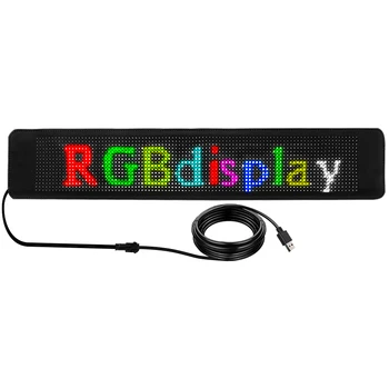Lanksti LED Panel Reklamos Šviesos RGB Spalvos Ekrano 