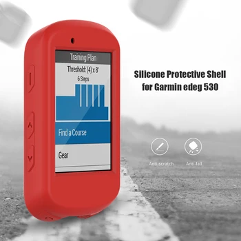 Scratchproof Silikono Atveju Padengti Shell Garmin Edge 530 GPS Dviračių Chronometras