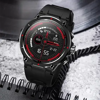 HM09 Smart Žiūrėti Ilgą Ištvermės Sweatproof 360x360 Fitness Tracker IP67 atsparus Vandeniui 1.32-colių IPS Ekranas Smartwatch