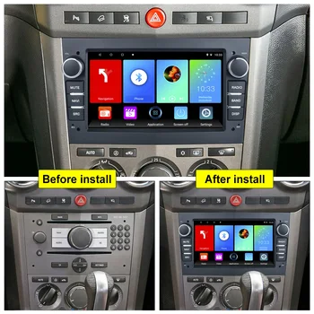 REAKO Automobilio Radijo Android 11, Opel, Vauxhall Antara, Astra Meriva Vivaro Combo Signum Vectra Corsa 2din Multimedijos Carplay gps