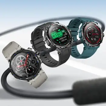 HM09 Smart Žiūrėti Ilgą Ištvermės Sweatproof 360x360 Fitness Tracker IP67 atsparus Vandeniui 1.32-colių IPS Ekranas Smartwatch