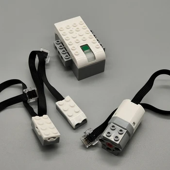 EV3 aukštųjų Technologijų PF Dalių M L XL Variklio/Servo Blokai WEDO 2.0 Galios Funkcija, Jutiklis/Hub Plytų Žaislai Suderinamas Su LEGO