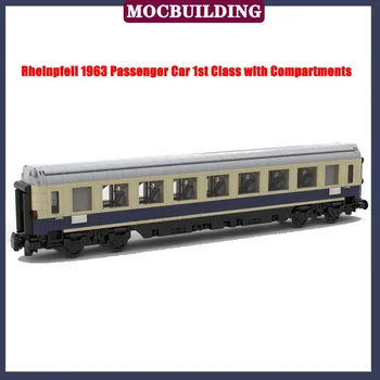 Miesto Geležinkelių Keleivių Vežimo Automobilio Modelio Kūrimo Bloką Asamblėjos SS Transporto Lokomotyvų Vaikų Žaislas Dovanos