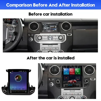 Andoid Carplay Ekrano Automobilio Radijo Land Rover Discovery 4 2009-2016 Touch Stereo Bevielis Imtuvas Galvos Vienetas Multimedia Player